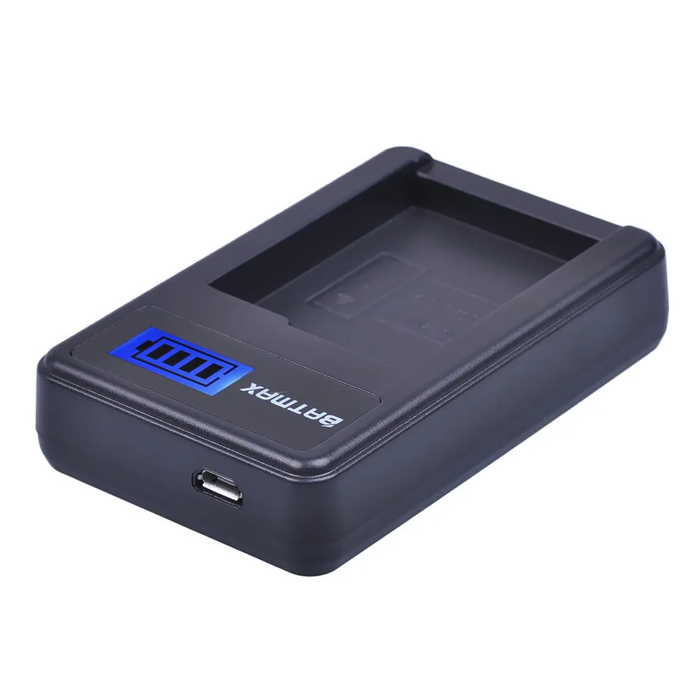 2 шт. встроенный аккумулятор DMW BLC12 DMWBLC12 + зарядное устройство USB с ЖК-дисплеем для