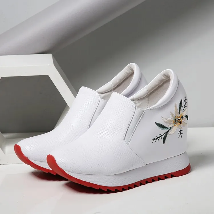 Женские ботильоны из коровьей кожи MLJUESE серебристые кроссовки на танкетке