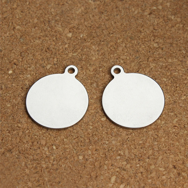 Круглые Плавающие Подвески из нержавеющей стали диаметром 18 5 мм 10 шт./лот пустые