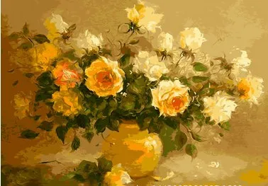 

New Arrival 40x50cm The frameless Pictures Paint By Numbers Digital Oil Painting On Canvas Home Decoration AOP005