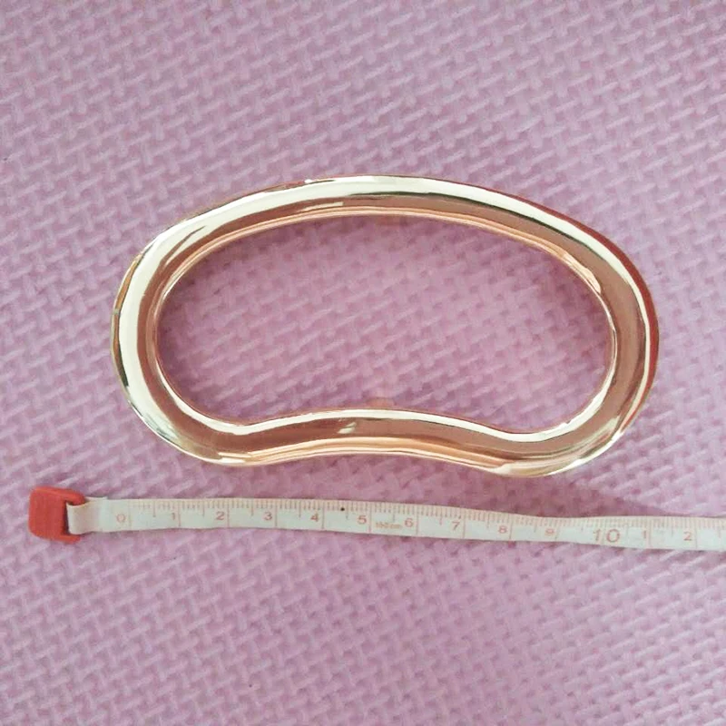 40 наборов 90х38 мм никелевый металлический кошелек с люверсами Золотая овальная