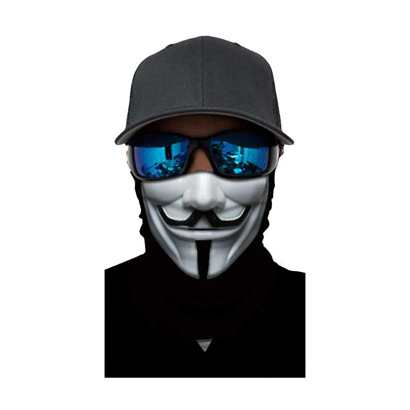 V for Vendetta Face Mask Summer Balaclava windproof Dust Scarf Bicycle Ski Half Bandana For Cycling Fis | Автомобили и мотоциклы