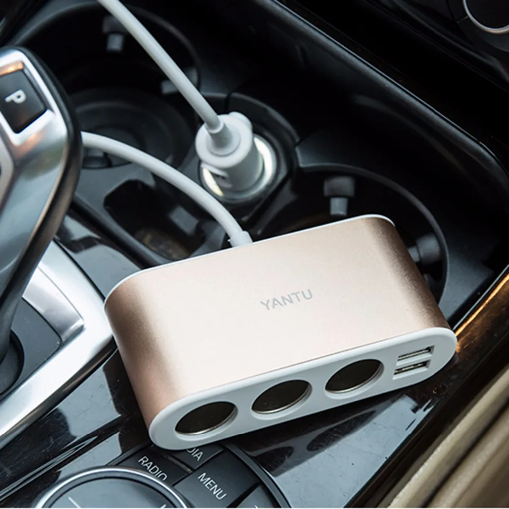 Автомобильное зарядное устройство SOONHUA 3 1 а с двумя usb портами и разъемами для