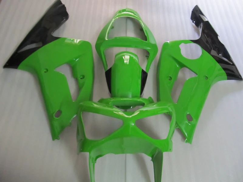 

Высококачественный комплект обтекателей из АБС-пластика для Kawasaki Injection NINJA ZX 6R 2003 2004 zx6r 03 04 черно-зеленый комплект обтекателей HK45