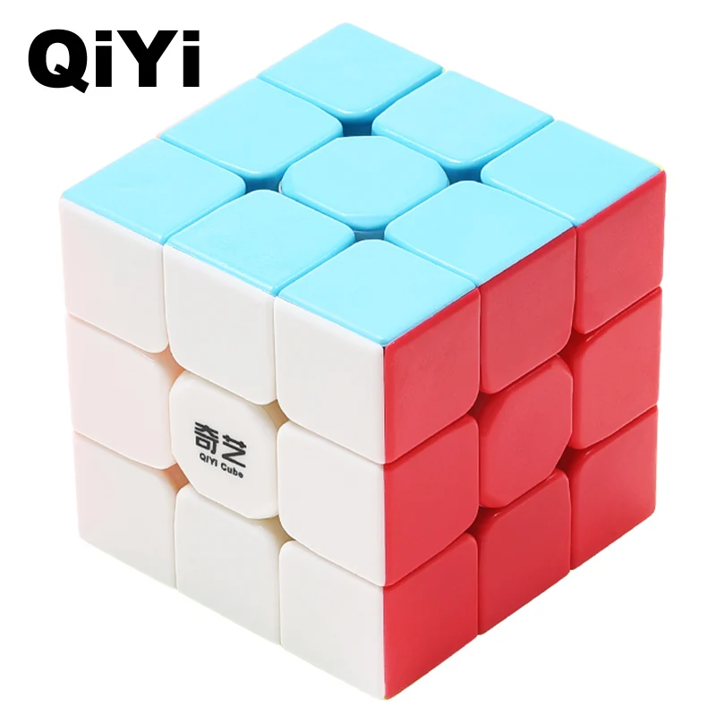 Магические кубики QIYI Warrior W 3x3x3 скоростной кубик Профессиональный 3х3 кубики Magicos Обучающие игрушки-пазлы для детей игры MF3SET