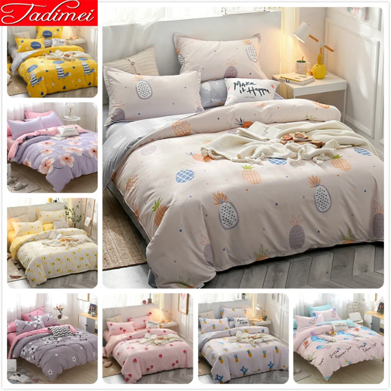 Комплект постельного белья из мягкого хлопка 3/4 шт.|Комплекты белья| |