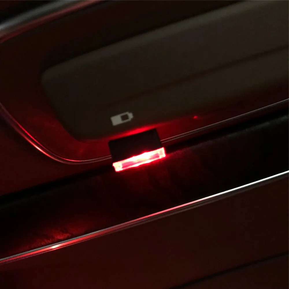 Автомобильные светодиодные атмосферные огни USB для Jetta Phaeton Phideon Variant Touran Beetle T-Cross