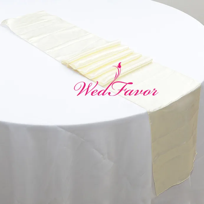 WedFavor 10 шт. блестящие атласные банкетные свадебные скатерти для вечерние украшения в отеле