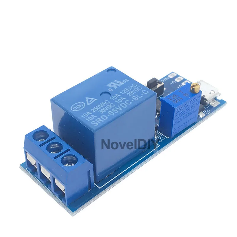Смарт электроника 5 в 30 Micro USB реле с регулируемой задержкой модуль управления