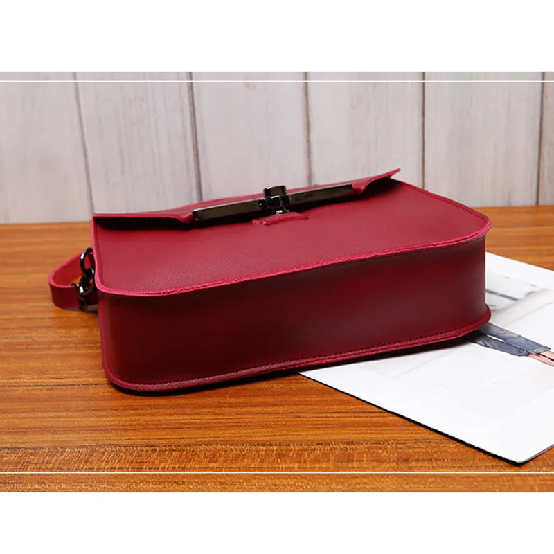 UKQLING маленькие женские сумки мессенджеры Сумка с клапаном мягкая PU женская сумка