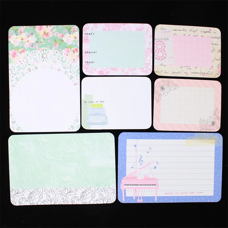 Ksccraft 40 шт. двухсторонняя печатная карточка для скрапбукинга Happy planner/изготовление