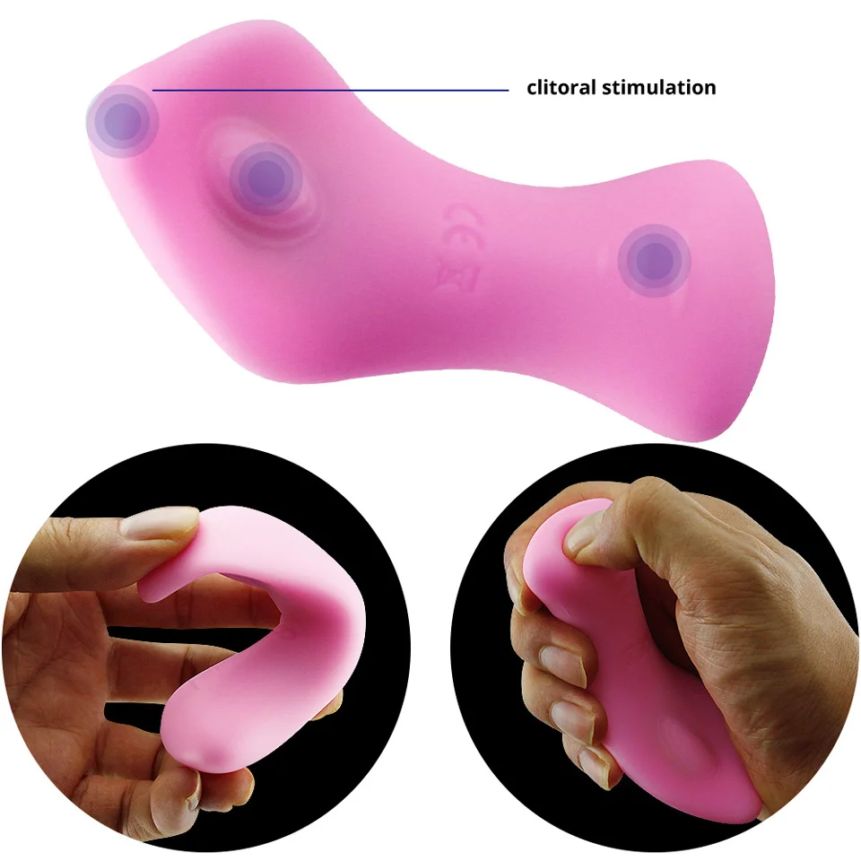 Стимулятор клитора носимые Вибраторы лямки на вибрирующие 10 скоростей трусики
