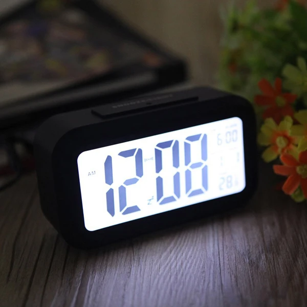 5.3 &quotSmart Simple and Silent LED Будильник Отображение Даты Повторяющихся Повтора и Датчик
