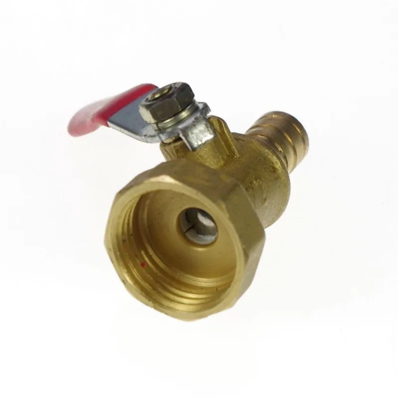 1 шт. Дом Колючая 10-1/2 &quotBSP Мужской полный порты латунные трубы шаровой клапан |