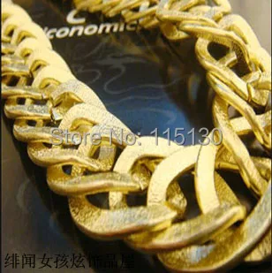 Ожерелье из алюминиевой цепи для мужчин и женщин длинное Брендовое ожерелье