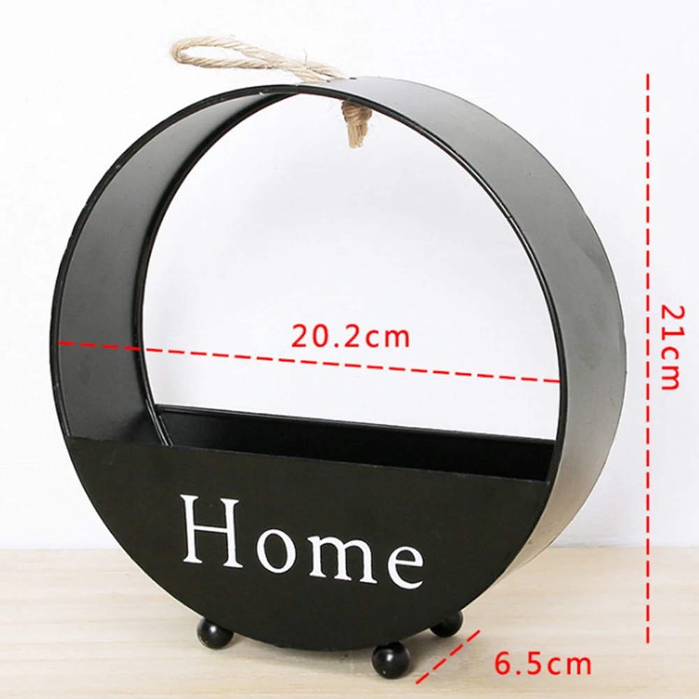 Железный настенный декоративный цветочный горшок в скандинавском стиле для