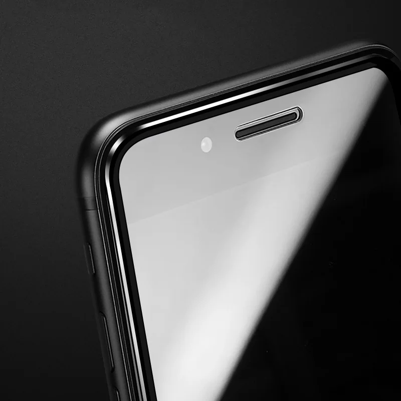 3D защитное стекло из алюминиевого сплава для iphone 6 6s 7 8 plus полное покрытие защита