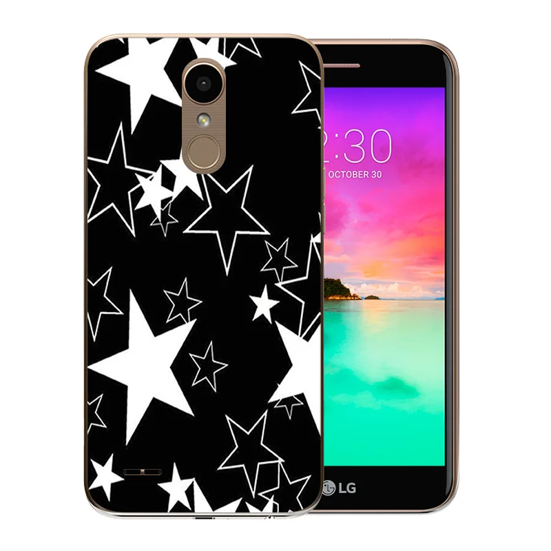 Роскошный гибкий чехол для LG K10 2017 чехлы телефонов M250 M250N X400 мягкий силиконовый