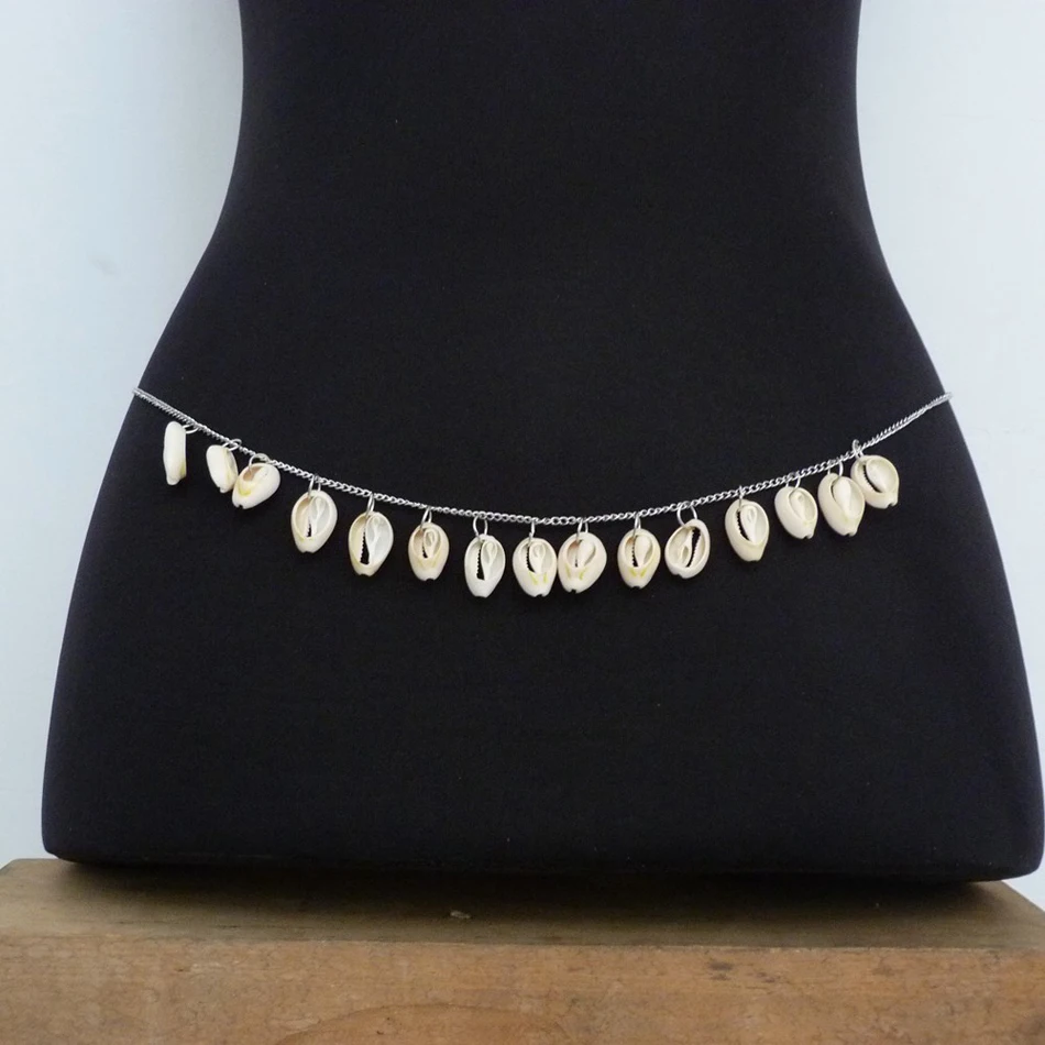 Menglina модная винтажная натуральная ракушка цепочка для живота Бохо богемный пояс