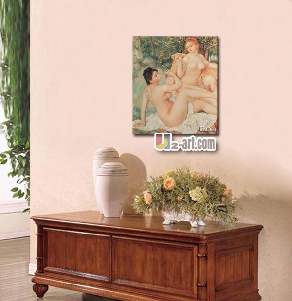 Женщина в купальнике от Auguste Renoir холст люди Печать тела Искусство для украшения