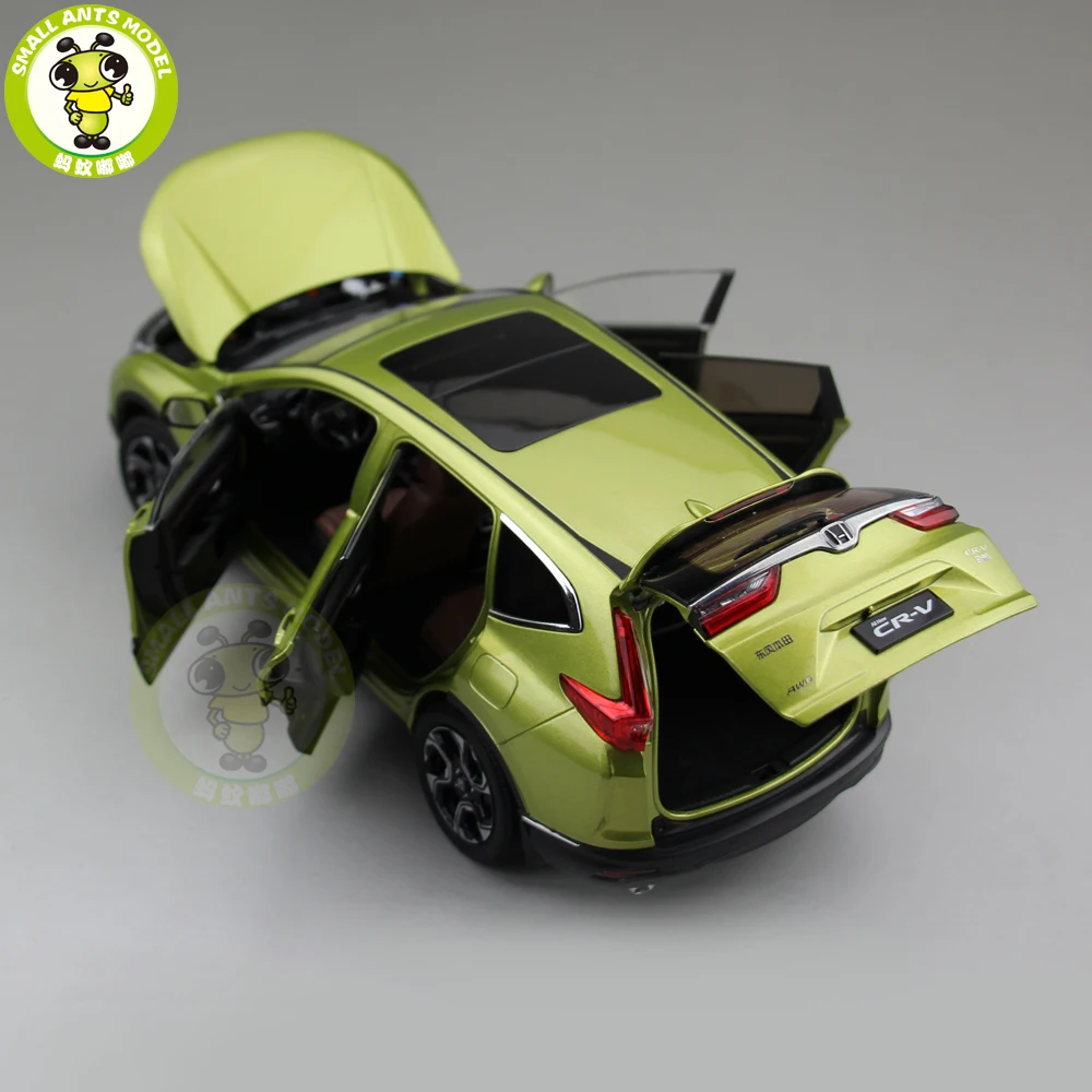 1/18 все новые CRV CR-V SUV литая модель металлический автомобиль внедорожник модель игрушки для детей мальчик девочка подарок коллекция хобби Зеленый