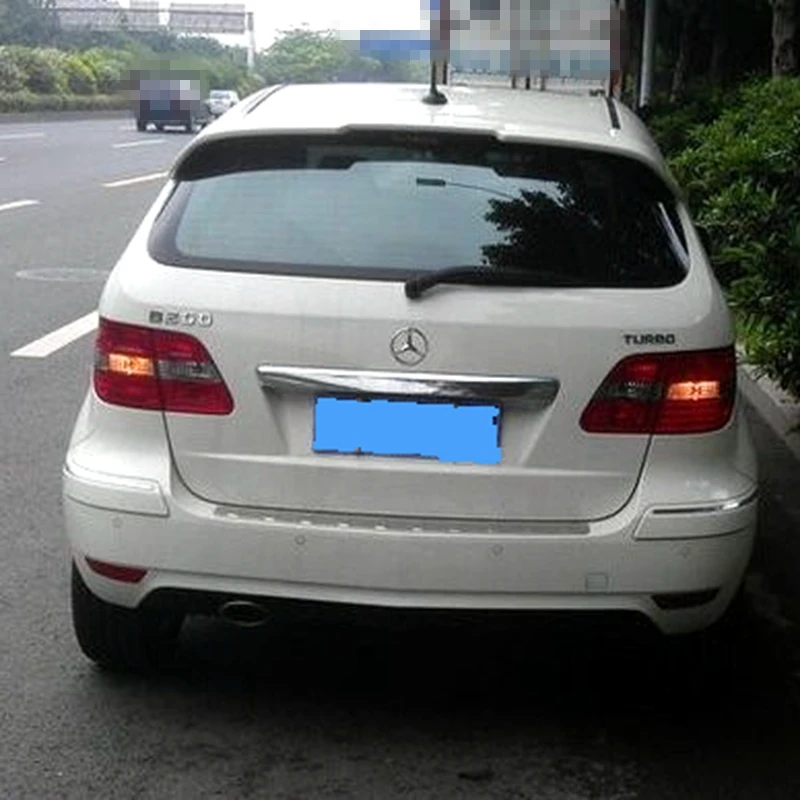 Для Mercedes Benz B-Class B200 2009 2010 2011 Автомобильный задний багажник спойлер ABS Материал грунтовка цвет автомобиля украшение в виде хвостового крыла для B200