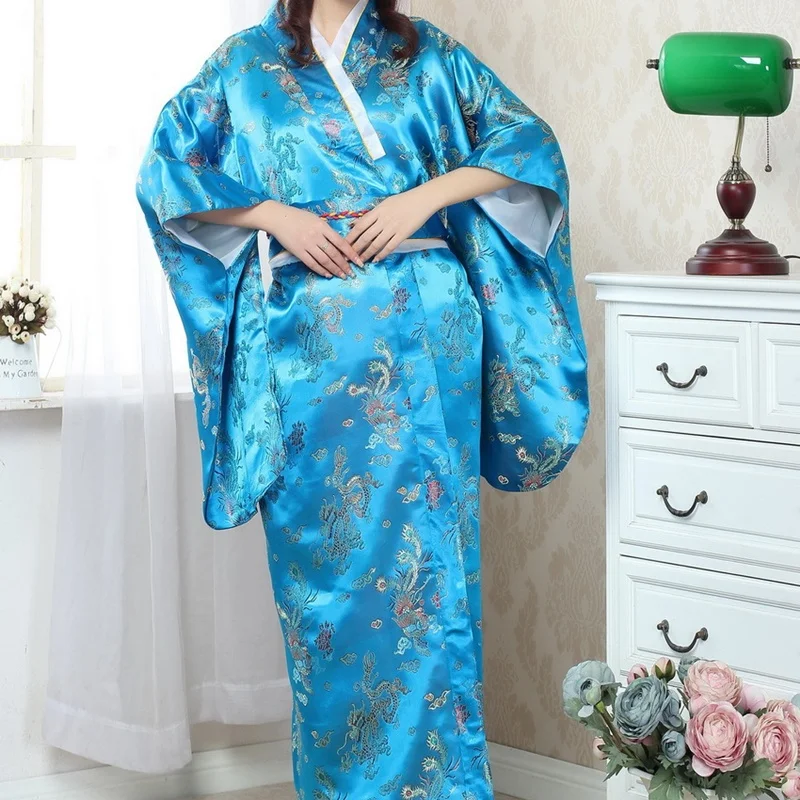 Традиционное японское кимоно женское платье 2019 костюм obi haori geisha традиционные