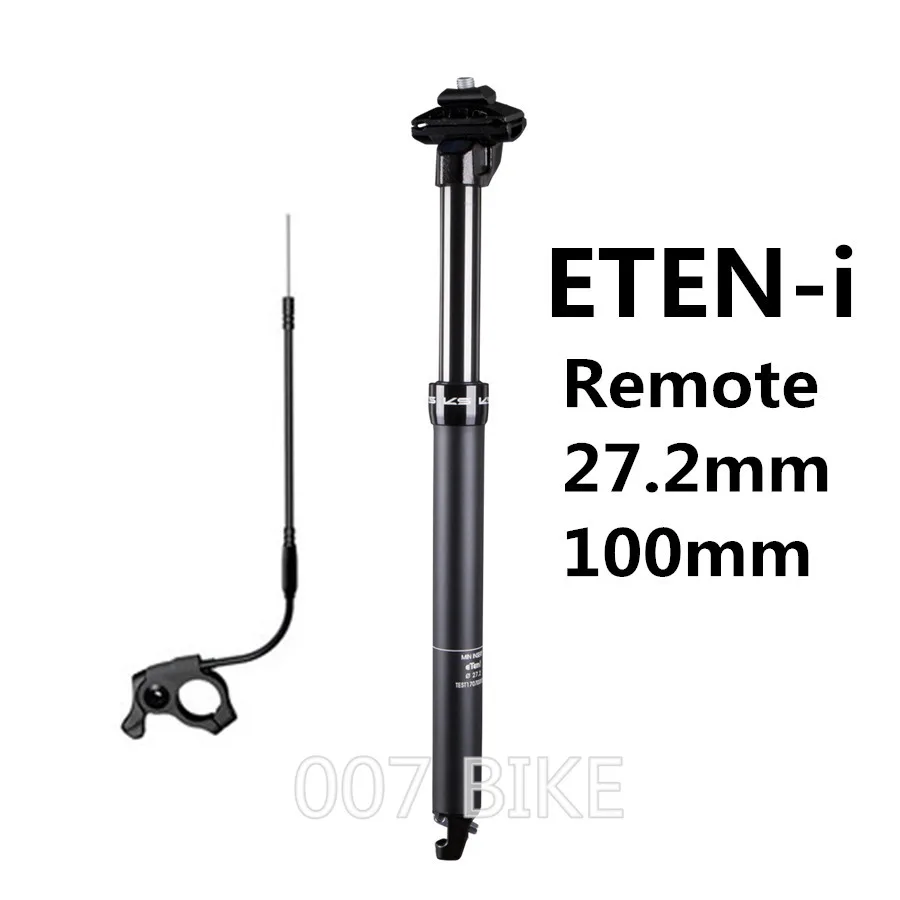 Eten-i 27.2mm 100mm KS KindShock Eten-R ETEN-я Дистанционное Горные велосипед флакон-капельница Подседельный штырь 27,2/30,9/31,6 мм 100 дисковый тормоз велосипед Подседельный штырь EXA - Цвет: Eten-i 27.2mm 100mm