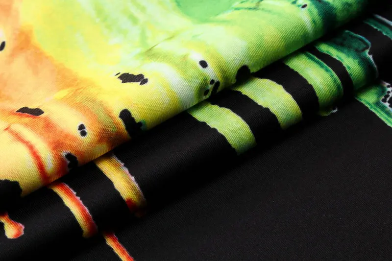 Мужская футболка с длинными рукавами и круглым вырезом стрейч размера плюс 3XL 3D