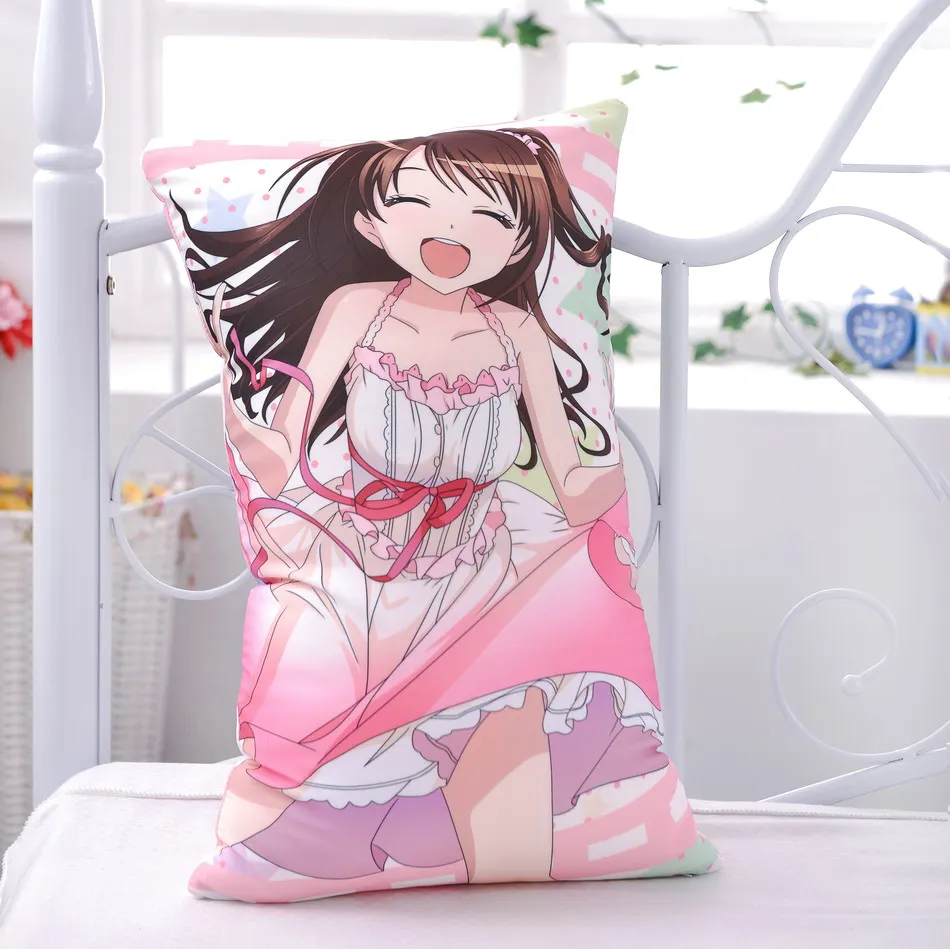 Японское аниме Idolmaster Shimamura Uzuki обнимая тело подушка под спину Kawaii милый мультфильм Подушка для гостиницы кафе офиса