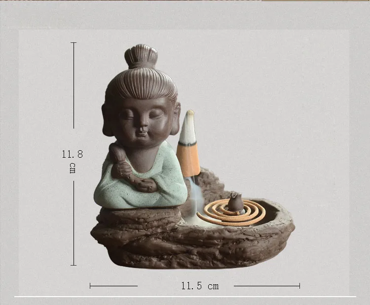 Конус для благовоний с керамической подвеской из исинской глины 20 шт.|incense burner|coil