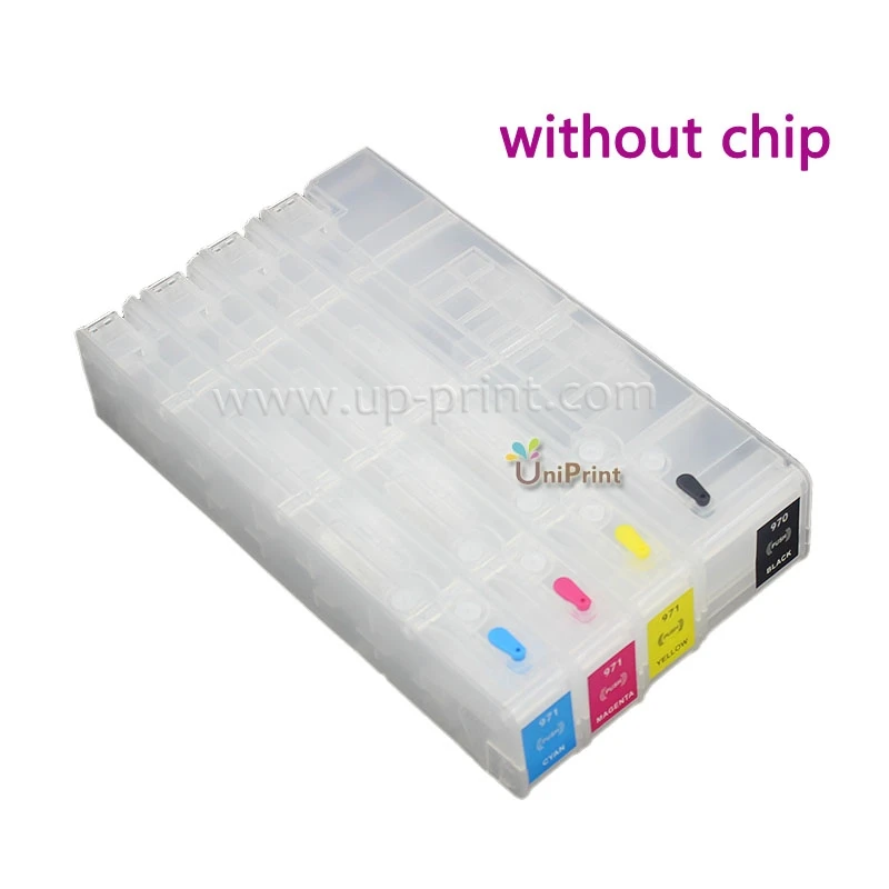 Многоразовый картридж для HP970 971 Officejet Pro X451dn/X451dw/X476dn/X476dw/X551dw/X576dw без чипа |