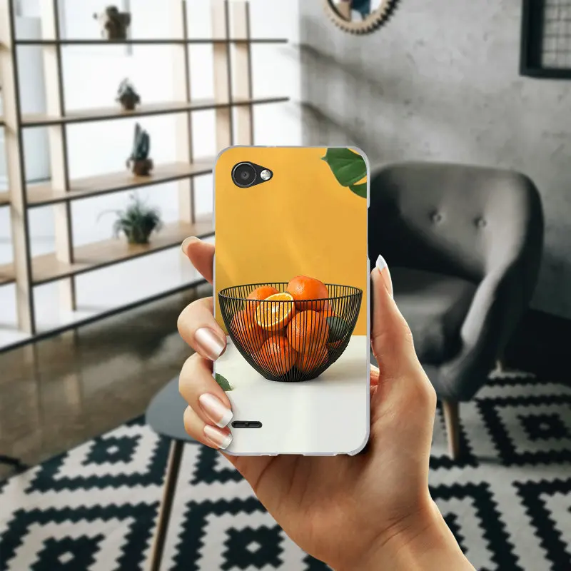Фрукты Оранжевый работа мягкие силиконовые чехлы для телефона из ТПУ LG G2 G3 MINI G4 G5