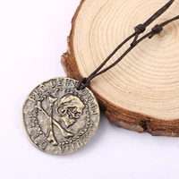 ps4 uncharted 4 a thiefs end metal pendant necklace limited collection pirate gold coin game pendant metal keychain