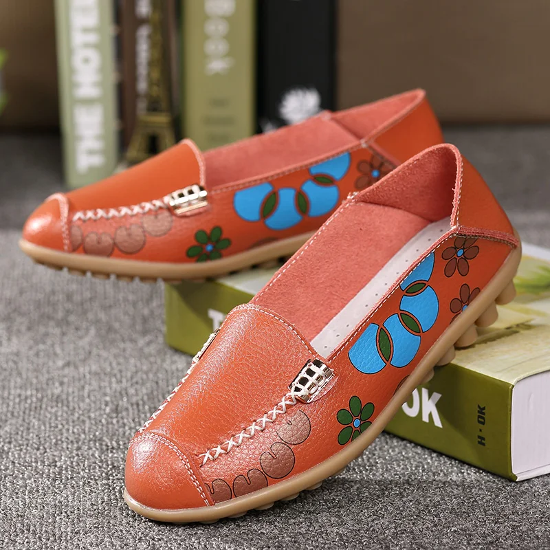 А shugena Новинка 2017 года поступления Натуральная кожа женская обувь на плоской