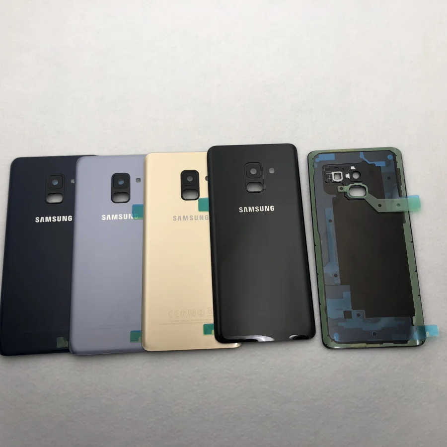 Стеклянная задняя крышка для Samsung Galaxy A8 2018 A530 чехол объектива камеры + водостойкая