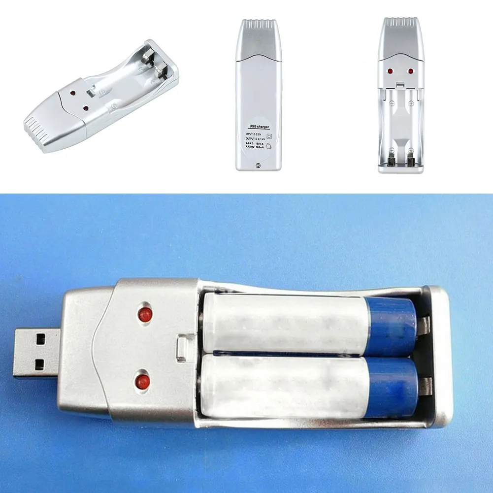 2 слота зарядное устройство для батарей AA / AAA Ni-MH USB | Электроника