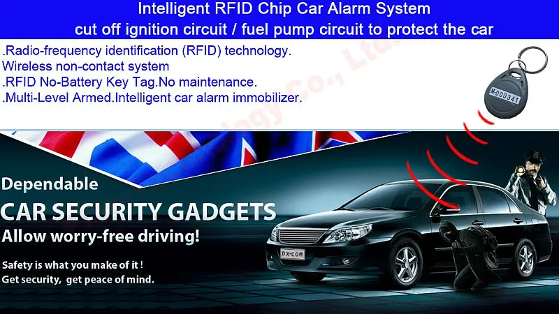 Совершенно новая бесплатная доставка 12 напряжение Противоугонная автомобильная