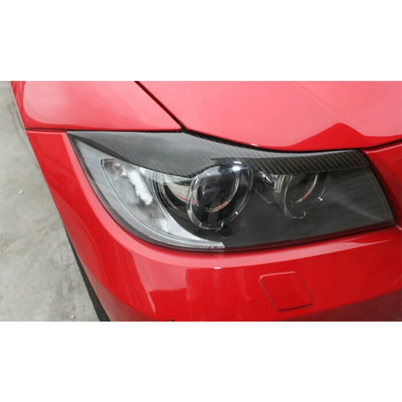 Для BMW E90 углеродное волокно брови веко фары 2005-2012 | Автомобили и мотоциклы
