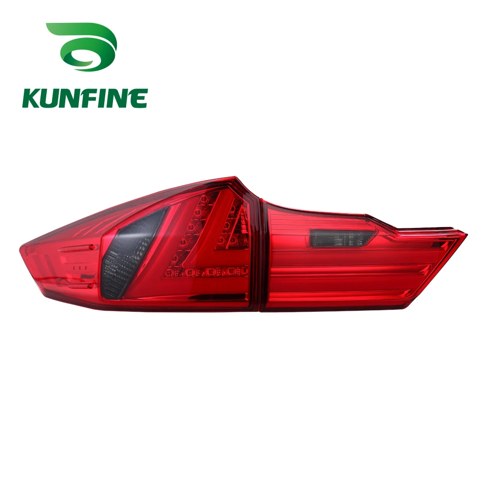 KUNFINE пара Автомобильный задний светильник в сборе для Honda City 2014 светодиодный стоп