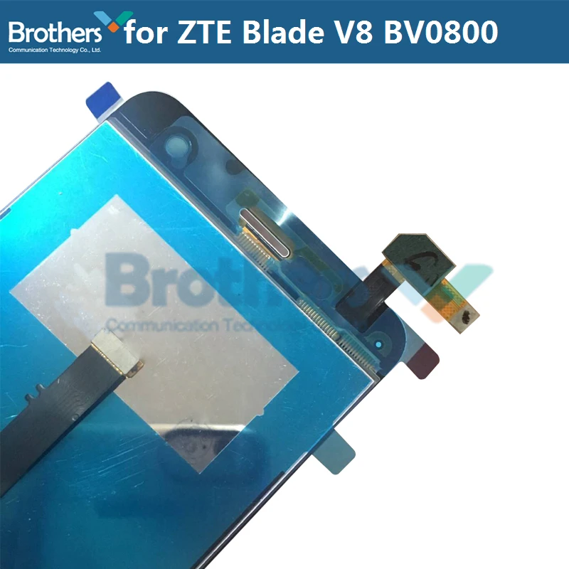 for zte blade v8 bv0800 lcd display touch screen digitizer for zte v8 bv080 lcd assembly lcd screen phone replacement test work free global shipping