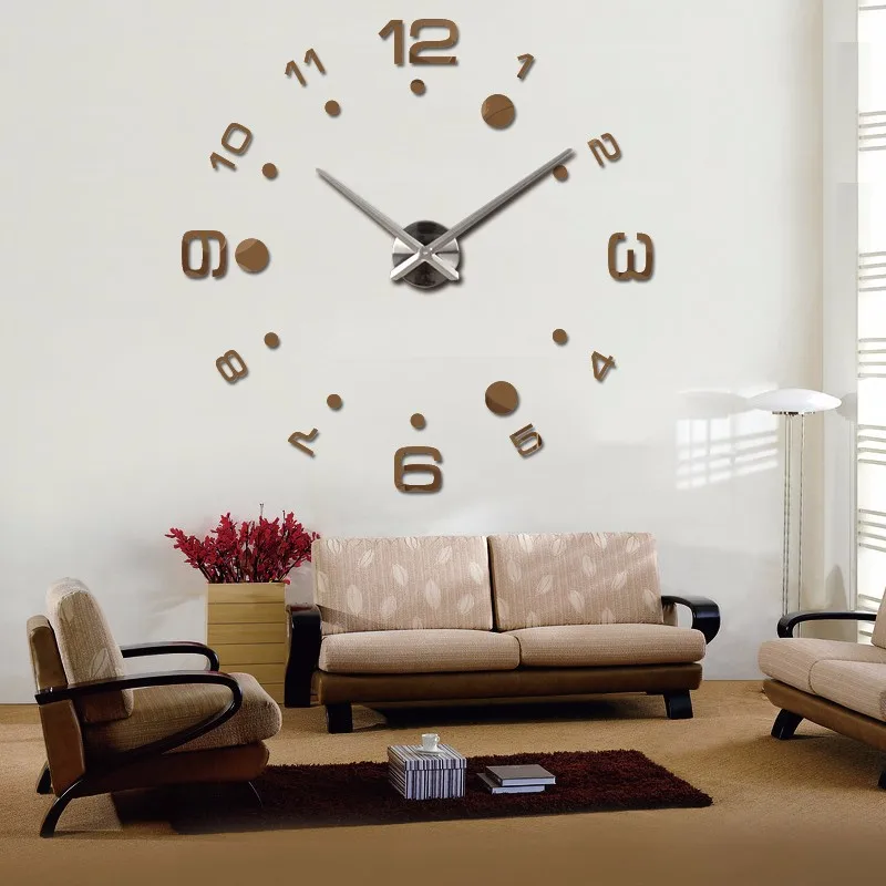 Новые настенные часы diy часы reloj de pared кварцевые часы Европа гостиная большие декоративные horloge murale часы-стикер