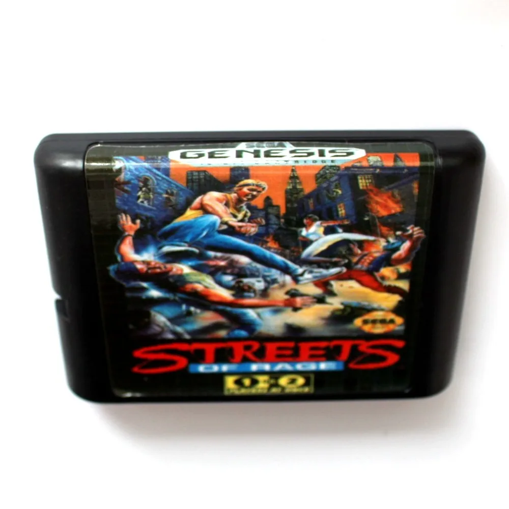 Улицы ярости 16 бит SEGA MD карточная игра для Sega игры Mega Drive Genesis|streets of rage|mega drive cardsega