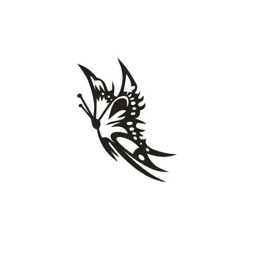 

Butterfly Sticker Reflective Decals Styling Covers Accessories 13x10cm