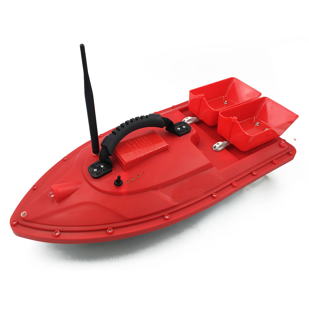 

PDDHKK Wireless Fishing Lure Bait Boat T188 Double 2.4G 500M Remote Control 1.5kg Load Bait Fishing Boat Lure Toy RC Fish Finder