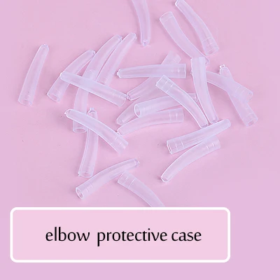 20PC elbow Привитый Пинцет для ресниц защитный рукав Пинцет силиконовый рукав для предотвращения сломанных пинцетов набор инструментов для ресниц - Цвет: 20PC elbow