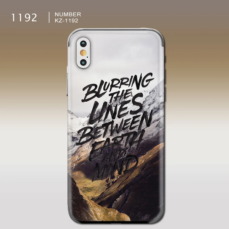 Для HUAWEI Apple 6 7 8 X защитная пленка для мобильного телефона после тонкой пленки задняя сторона защитная пленка-стикер рисунок можно под заказ