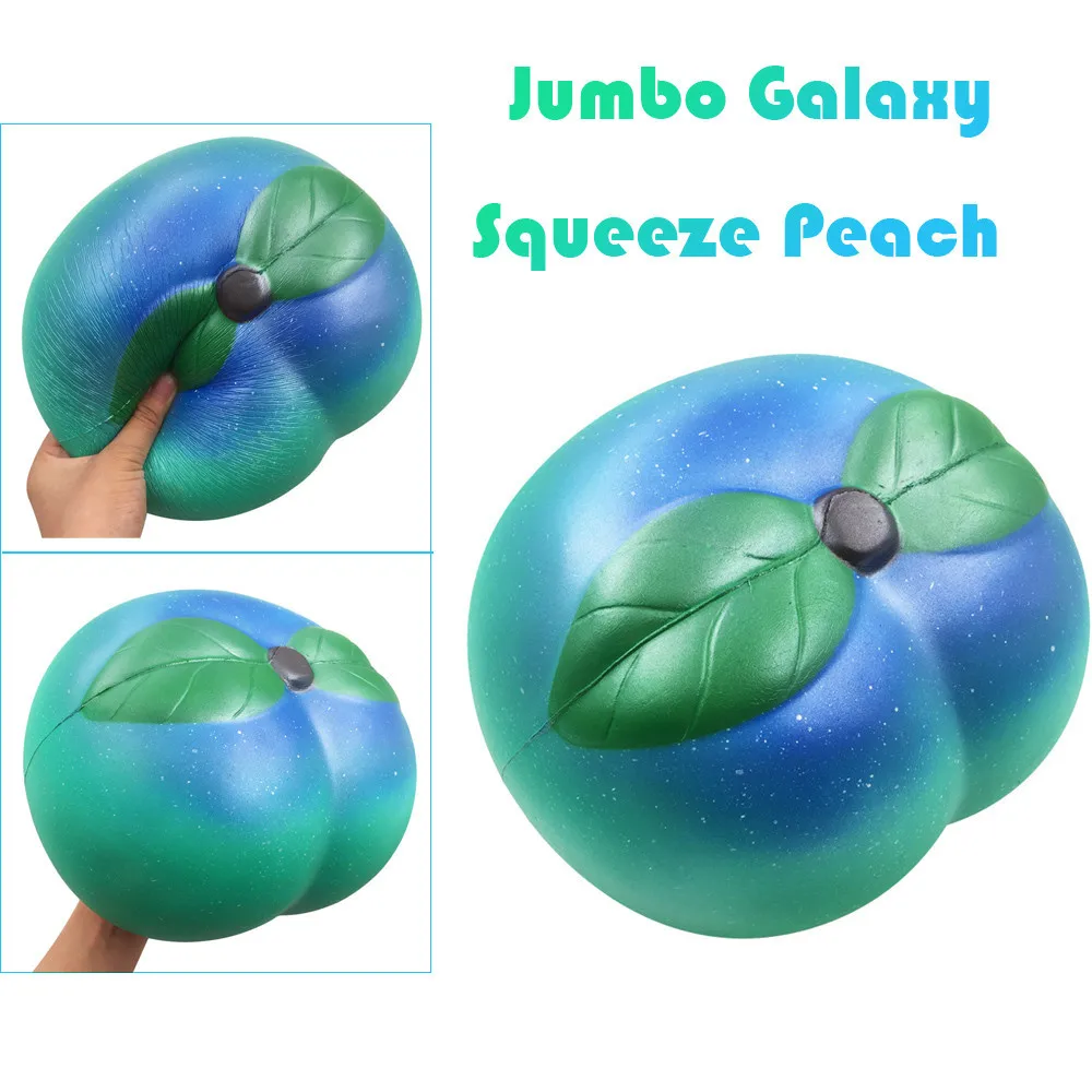 Игрушки для отдыха Jumbo супер галактика гигантский персик медленно поднимающийся сжимающий игрушки мягкие ароматизированные poopsie слизи сюрприз Забавный D300103