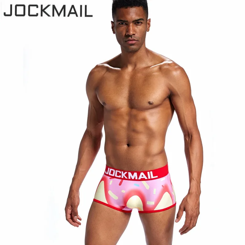 JOCKMAIL, фирменное Мужское нижнее белье, боксеры, сексуальные мужские трусы-боксеры, боксеры, calzoncillos hombre, боксеры cueca masculina, Гей Нижнее белье