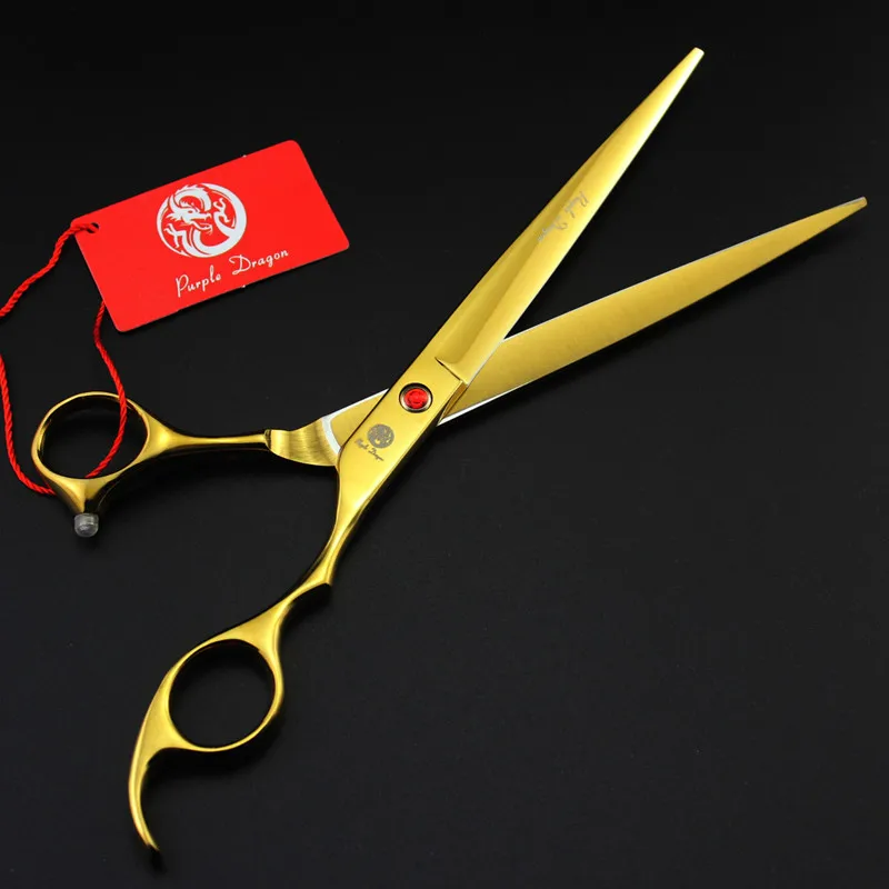 

Purple Dragon 8 Inch Japan Professional Pet Scissors Dog Cat Tesoura Pets Grooming Shears Cutting Scissors Salon Tools Supplies